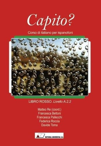 Capito?, libro rosso, livello A.2.2 corso di italiano per ispanofoni