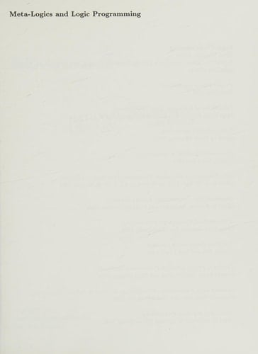 Meta-logics and Logic Programming