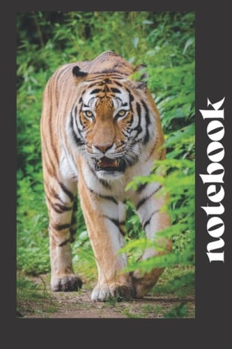 Notebook with tiger