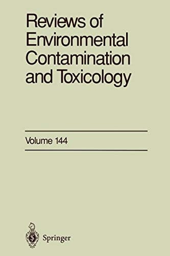 Reviews of Environmental Contamination and Toxicology Continuation of Residue Reviews