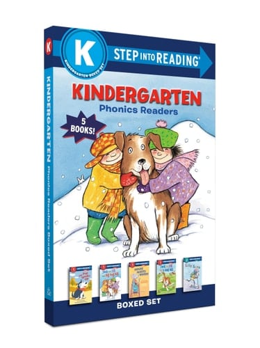 Kindergarten Phonics Readers Boxed Set Jack and Jill and Big Dog Bill, the Pup Speaks Up, Jack and Jill and T-Ball Bill, Mouse Makes Words, Silly Sara