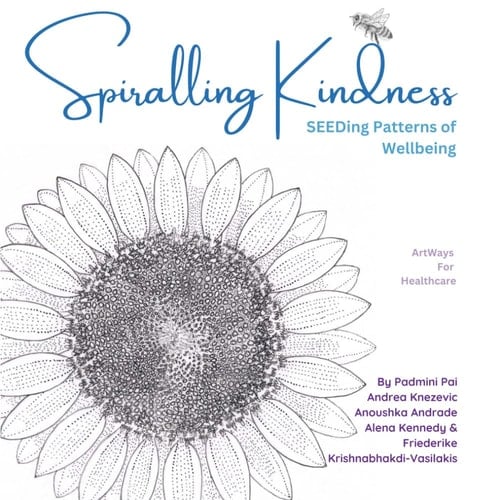Spiralling Kindness: SEEDing Patterns of Wellbeing Doodling & Pattern Exercise Book p.134