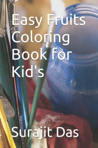 Easy Fruits Coloring Book for Kid's