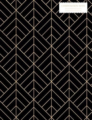 COMPOSITION NOE: Cute Notebook Wide Ruled Blank, Paperback, School Home, Writing Notes, Journal.