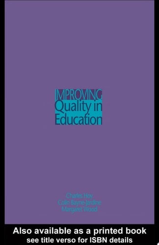 Improving Quality in Education