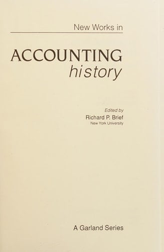 Local Authority Accounting Methods Problems and Solutions, 1909-1934