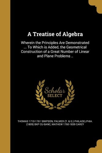 A Treatise of Algebra