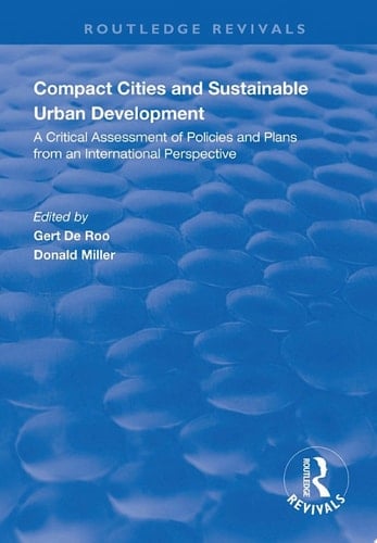 Compact Cities and Sustainable Urban Development