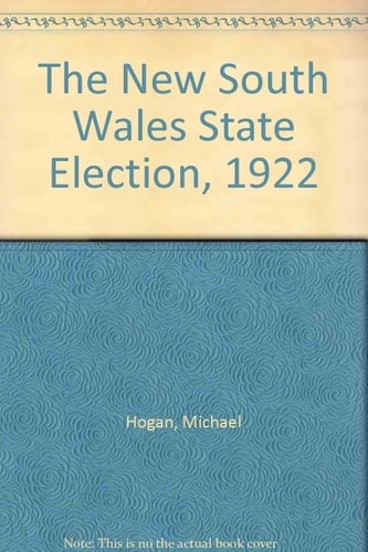 The New South Wales State Election, 1922