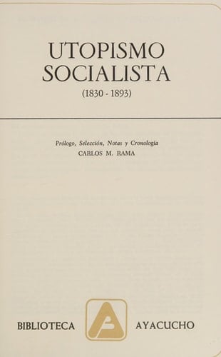 Utopismo socialista (1830-1893)