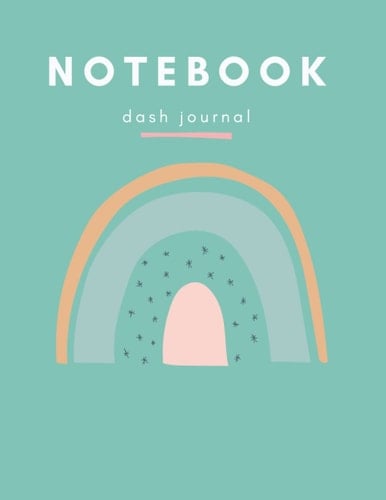 Ruled Notebook/Journal - Paperback Rainbow Design