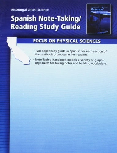 Spanish Note-Taking Reading Study Guide Grade 8 Physical Science