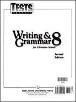 Writing Grammar Tests Grd 8