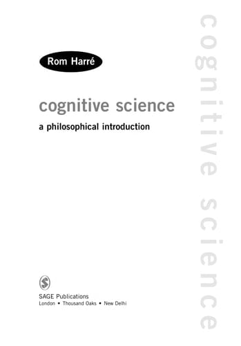 Cognitive Science A Philosophical Introduction