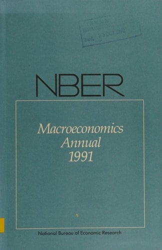 NBER Macroeconomics Annual 1991
