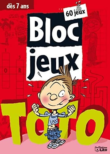 Bloc jeux Toto 60 jeux dès 7 ans