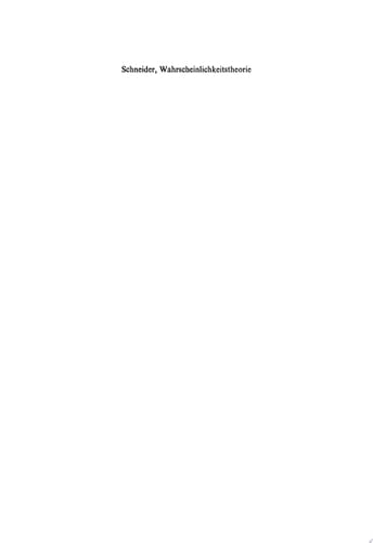 Die Entwicklung der Wahrscheinlichkeitstheorie von den Anfängen bis 1933 Einführungen und Texte