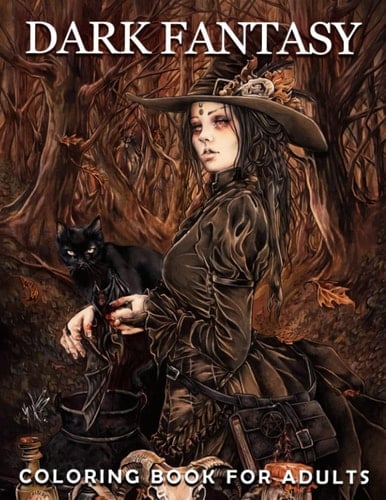 Dark Fantasy Coloring Book For Adults: Get Fun And Creative With 30 High-Quality Coloring Pages About Mythical And Fantastic Creatures Inside | Gifts For Men And Women On Special Days