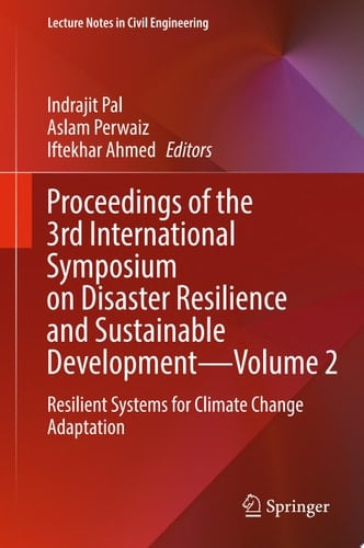 Proceedings of the 3rd International Symposium on Disaster Resilience and Sustainable Development—Volume 2