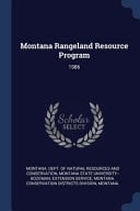 Montana Rangeland Resource Program 1986