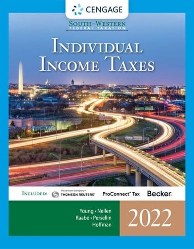 South-Western Federal Taxation 2022 Individual Income Taxes (Intuit ProConnect Tax Online and RIA Checkpointï½ 1 Term Printed Access Card)
