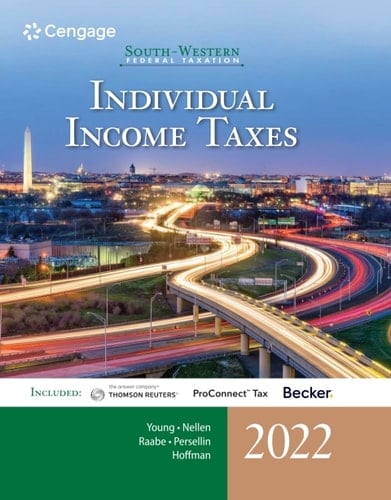 South-Western Federal Taxation 2022: Individual Income Taxes: Individual Income Taxes (Intuit ProConnect Tax Online & RIA Checkpoint 1 term Printed Access Card)