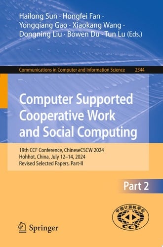 Computer Supported Cooperative Work and Social Computing