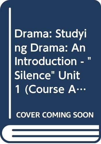Studying Drama An Introduction