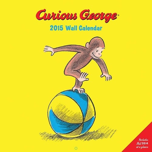 Curious George 2015 Wall Calendar