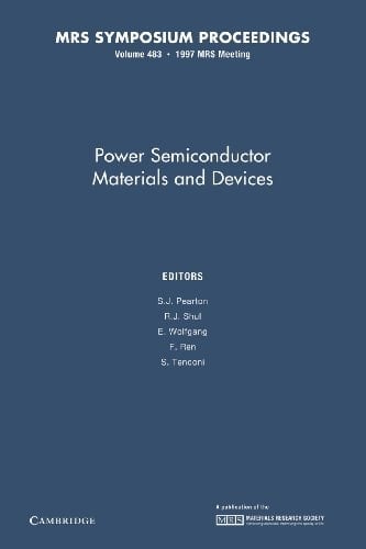 Power Semiconductor Materials and Devices: Volume 483