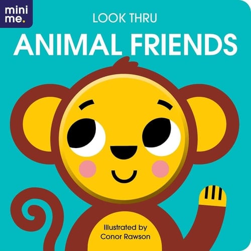 Look Thru: Animal Friends Board book with fun cut-outs!