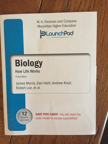 Biology: How Life Works 12 month LaunchPad access card