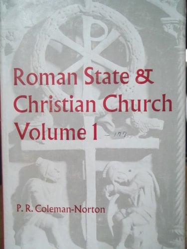 The Roman State and the Christian Church