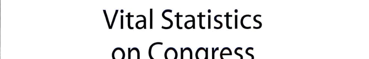 Vital Statistics on Congress, 1997-1998