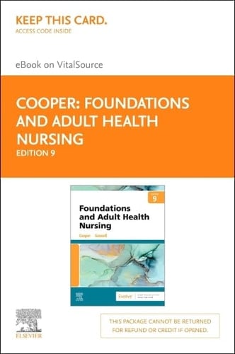 Foundations and Adult Health Nursing - Elsevier eBook on VitalSource (Retail Access Card)