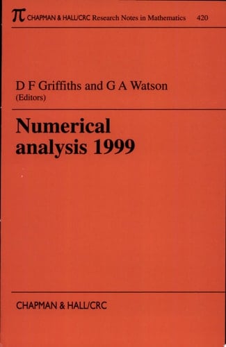 Numerical Analysis 1999