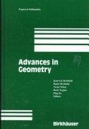 Advances in geometry (Progress in mathematics)