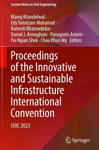 Proceedings of the Innovative and Sustainable Infrastructure International Convention ISIIC 2023
