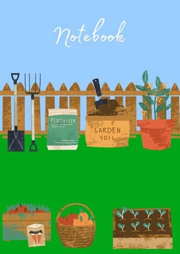 Notebook: Summer Garden Journal