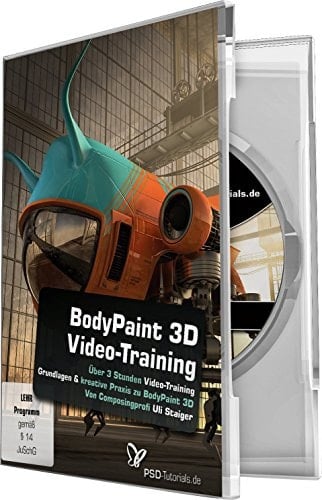 BodyPaint 3D Video-Training über 3 Stunden Video-Training, Grundlagen & kreative Praxis zu BodyPaint 3D