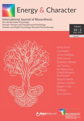 Energy & Character - Volume 10 - N 3: September 1979 - International Journal of Biosynthesis