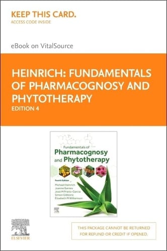 Fundamentals of Pharmacognosy and Phytotherapy - Elsevier E-Book on VitalSource (Retail Access Card)