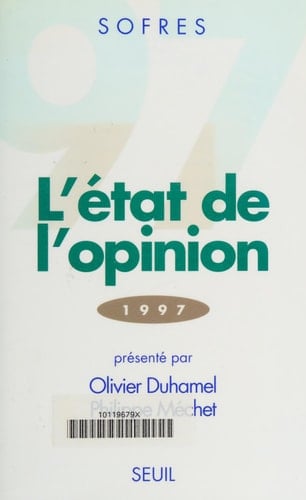 L'état de l'opinion Edition 1997