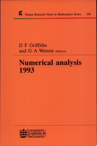 Numerical Analysis 1993
