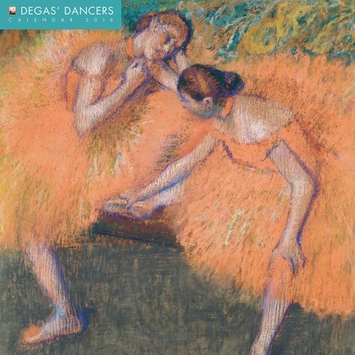 Degas' Dancers 2016 Square 12x12 Flame Tree