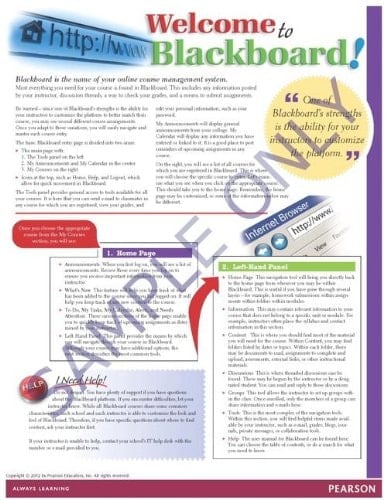 Success Tips Welcome to Blackboard!
