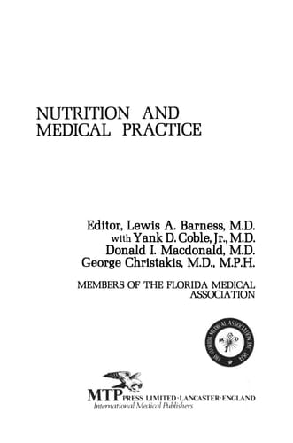 Nutrition and Medical Practice