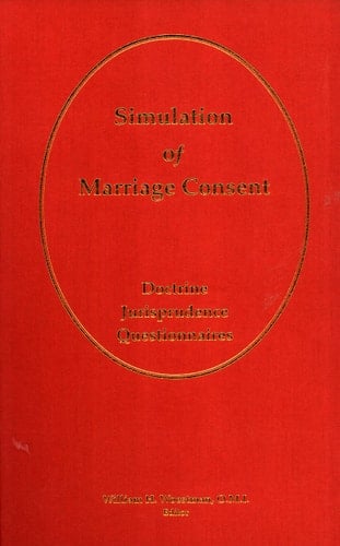Simulation of Marriage Consent Doctrine, Jurisprudence, Questionnaires