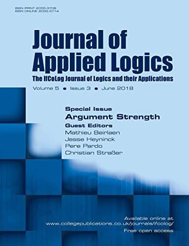 Journal of Applied Logics - IfCoLog Journal Volume 5, Number 3, June 2018: Special Issue: Argument Strength