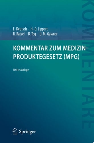 Kommentar zum Medizinproduktegesetz (MPG)